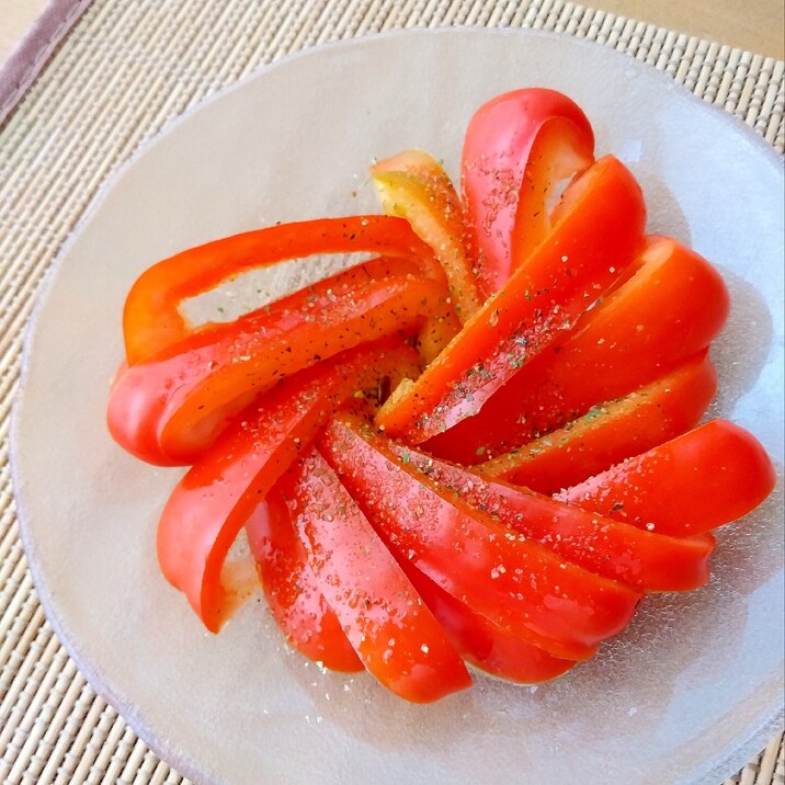 夏★パプリカのオイルサラダ